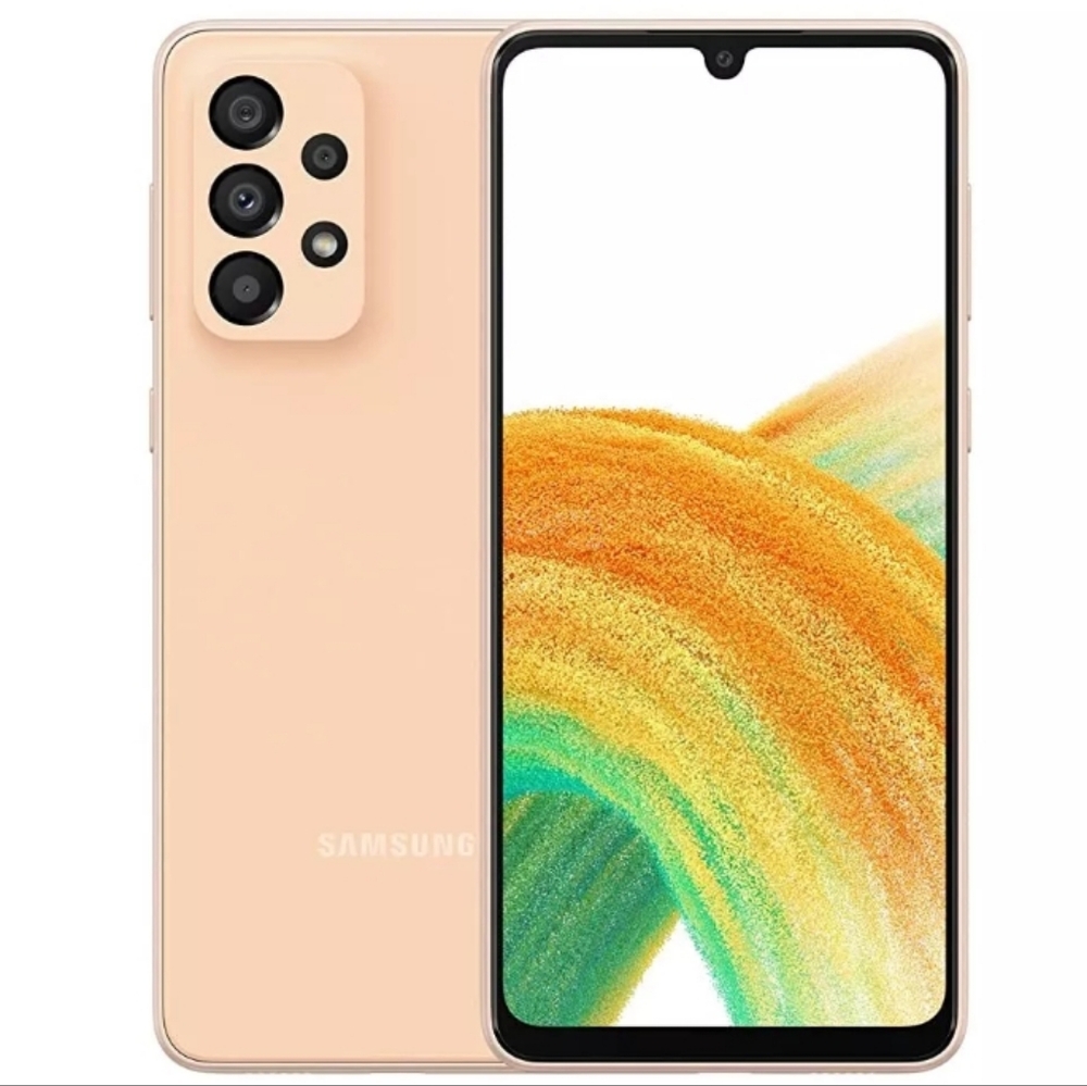Peach NEW 5G UNLOCKED SAMSUNG, DUAL/ 2 SIM 128GB CELLPHONE for 2 PHONE #'s